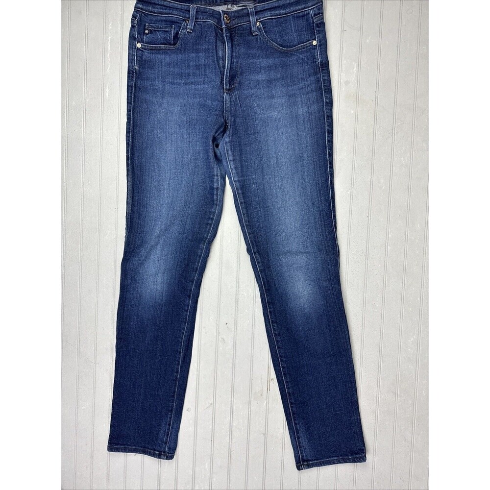 AG Adriano Goldschmied Size 30 Womens Jeans Mid Rise Skinny Dark Wash Stretch